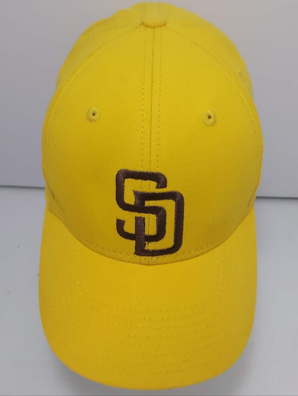 San Diego Padres Hat Fan Favorite Baseball Cap Men's Adjustable OSFM Yellow MLB